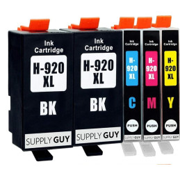 Zestaw tuszy do drukarki HP - zamiennik 920xl, 5szt