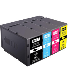 Zestaw tuszy do drukarki Canon - zamiennik 1500xl, 4szt