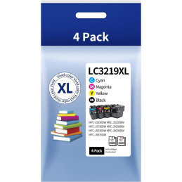 Zestaw tuszy do drukarki Brother - zamiennik LC3219XL, 4szt