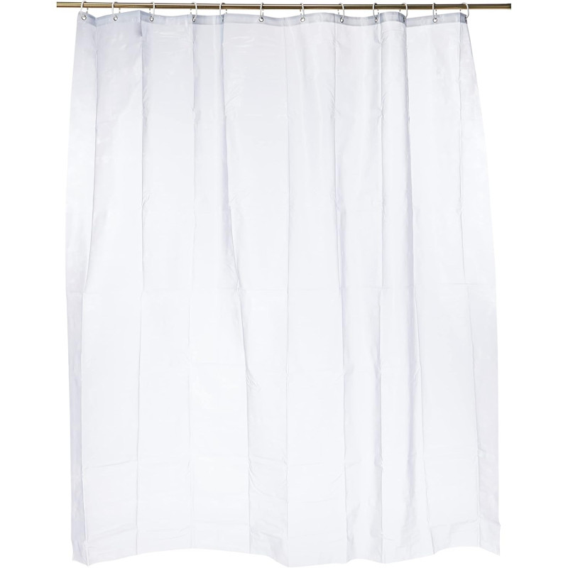 Przezroczysta, transparentna zasłona prysznicowa duża XXL 180x180