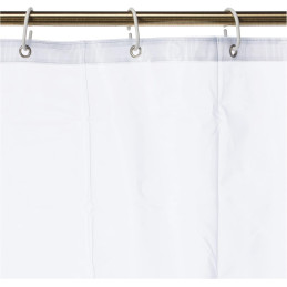 Przezroczysta, transparentna zasłona prysznicowa duża XXL 180x180