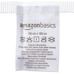 Przezroczysta, transparentna zasłona prysznicowa duża XXL 180x180