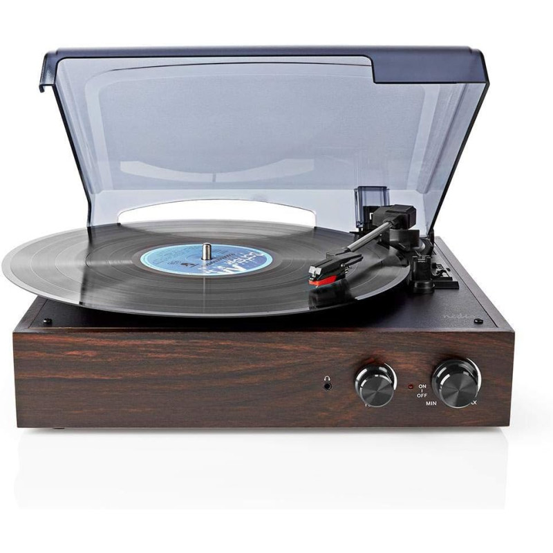 Gramofon NEDIS TURN 220BN Brązowy