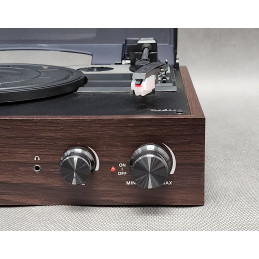 Gramofon NEDIS TURN 220BN Brązowy