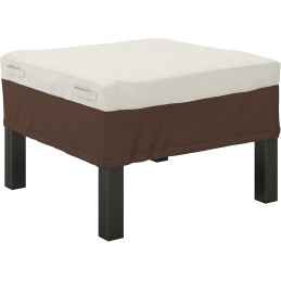 Pokrowiec ogrodowy na stół stolik 73 x 73 x 20 cm beżowy brąz