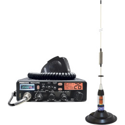 Zestaw radiowy CB President Richard ASC 10M + antena CB PNI ML70, długość 70cm