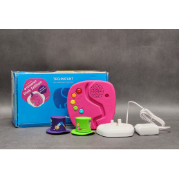 Głośnik dla dzieci TechniSat TECHNIFANT RÓŻOWY słoń BLUETOOTH, 2 kapelusze