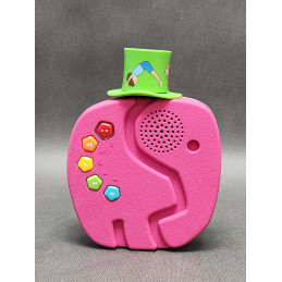 Głośnik dla dzieci TechniSat TECHNIFANT RÓŻOWY słoń BLUETOOTH, 2 kapelusze