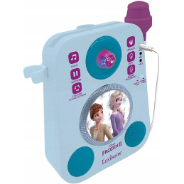 Zestaw Karaoke dla Dzieci Lexibook z Mikrofonami i Efektami LED w Motywie Krainy Lodu II