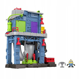 Imaginext Minionki Kryjówka Gru - Interaktywna Zabawka Mattel