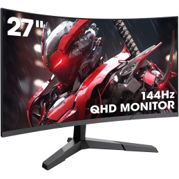 KOORUI 27E6QC – 27" Zakrzywiony monitor gamingowy 2560x1440 (QHD)